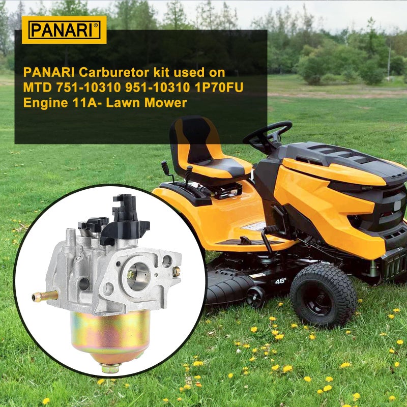 Panari 951-05531 951-10310 951-10309 173cc Carburetor for MTD Cub Cadet CC500 CC550SP 12A-18MC056 CC98M CC94M Lawn Mower 1P70M0 2P70M0 1P70FU 1P70FUA Engine 11A-18MZ256 12AE18M3056 Carburetor - Image 2